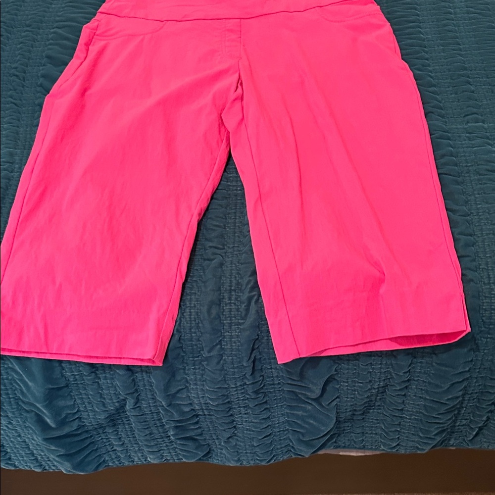 Ruby Rd. Women's Pink Capris - Picture 4 of 6